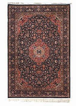 Navy Kashan Carpet